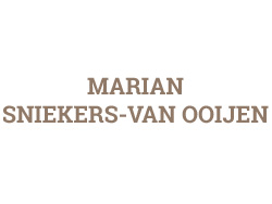 Marian Sniekers-Van Ooijen